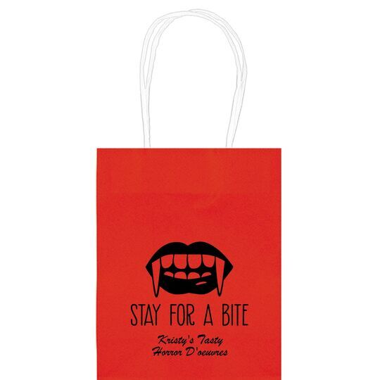Stay For A Bite Mini Twisted Handled Bags